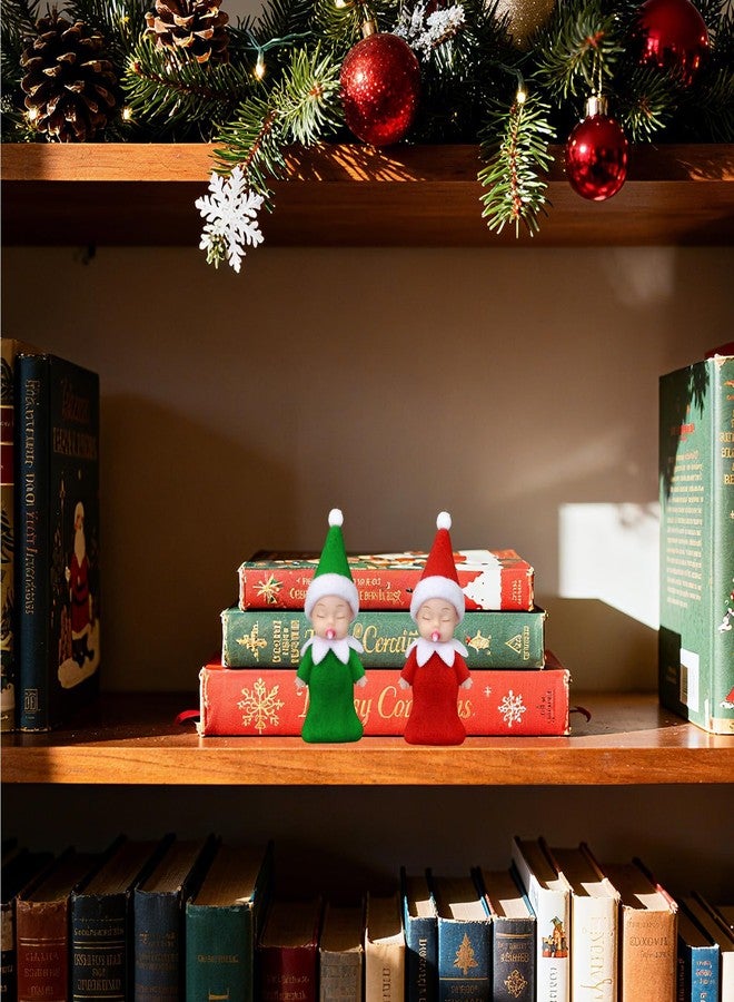 Voiiake Christmas Tiny Elf Doll Baby Miniature Elf Decoration Boy and Girl Xmas Family Kids for Christmas Decorations Doll Ornament Stocking Stuffers - Image 5